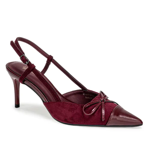 Platanitos Morado de Mujer modelo Calzado Vestir Dama Cv Beli guindas sintéticos mujer 2025090116402007049 Sintético Sintético