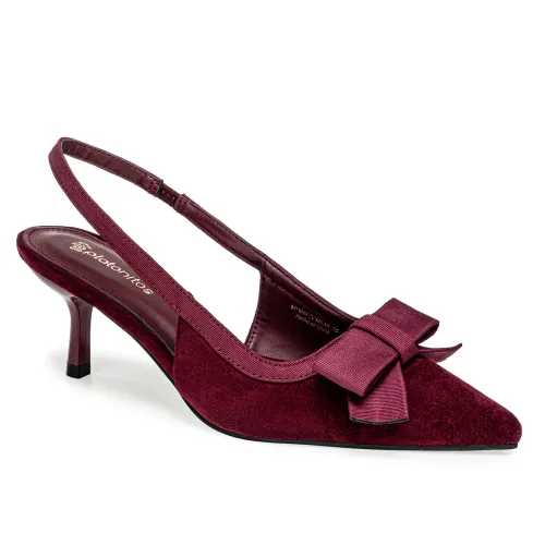 Platanitos Morado de Mujer modelo Calzado Vestir Dama Cv Milan guindas sintéticos mujer 2025090116402007175 Sintético Sintético