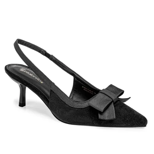 Platanitos Negro de Mujer modelo Calzado Vestir Dama Cv Milan negros sintéticos mujer 2025090116402007193 Sintético Sintético