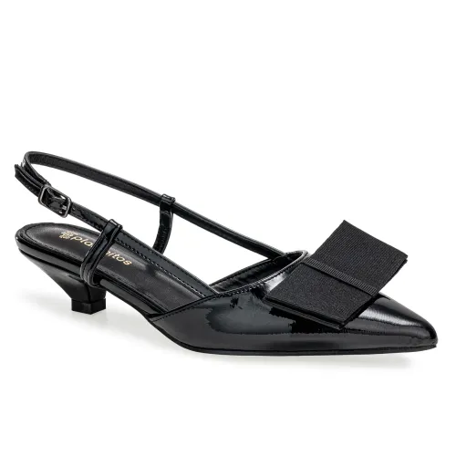 Platanitos Negro de Mujer modelo Calzado Vestir Dama Cv Gisel negros sintéticos mujer 2025090116402007211 Sintético Sintético