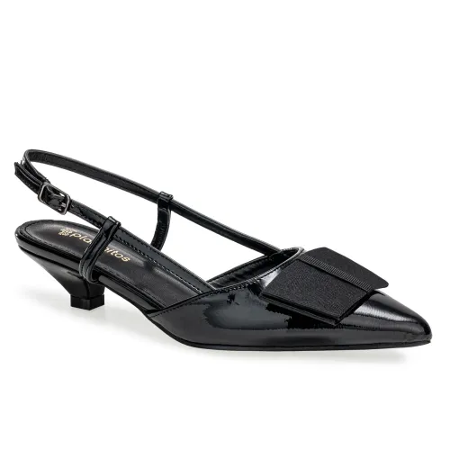 Platanitos Negro de Mujer modelo Calzado Vestir Dama Cv Gisel negros sintéticos mujer 2025090116402007211 Sintético Sintético