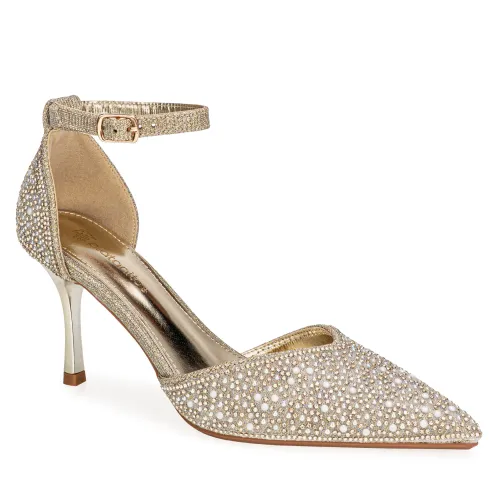 Platanitos Dorado de Mujer modelo Calzado Fiesta Dama F Kelly dorados sintéticos mujer 2025090219434560160 Sintético Sintético