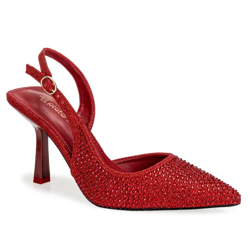 Platanitos Rojo de Mujer modelo Calzado Fiesta Dama F Belluci rojos rojas roja sintéticos mujer 2025090219434560178 Sintético Sintético