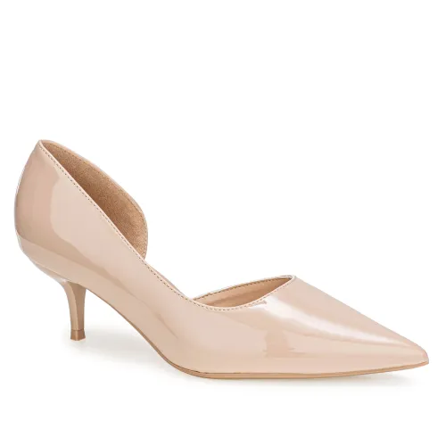 Platanitos Beige de Mujer modelo Calzado Vestir Dama Cv Bruni pieles sintéticos mujer 2025090219434560365 Sintético Sintético