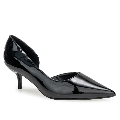 Platanitos Negro de Mujer modelo Calzado Vestir Dama Cv Bruni negros sintéticos mujer 2025090219434560383 Sintético Sintético