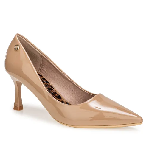 Platanitos Beige de Mujer modelo Calzado Vestir Dama Cv Elane sintéticos mujer 2025090219434560473 Sintético Sintético