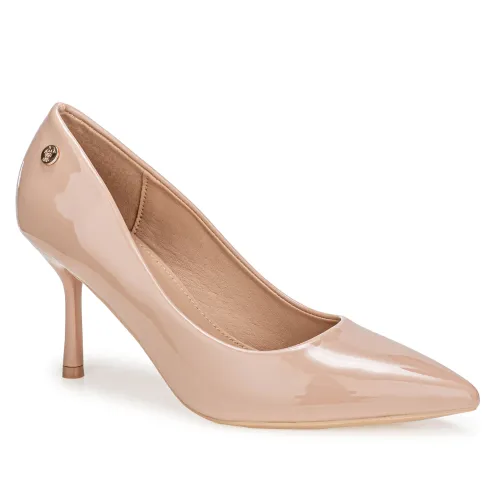 Platanitos Beige de Mujer modelo Calzado Vestir Dama Cv Grace pieles sintéticos mujer 2025090219434560509 Sintético Sintético