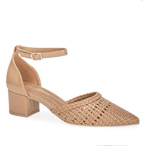 Platanitos Marron de Mujer modelo Calzado Vestir Dama Cv Ines marrones sintéticos mujer 2025090219434560617 Sintético Sintético