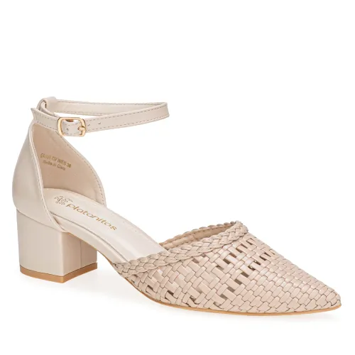 Platanitos Beige de Mujer modelo Calzado Vestir Dama Cv Ines beiges sintéticos mujer 2025090219434560635 Sintético Sintético