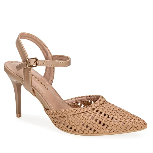 Platanitos Beige de Mujer modelo Calzado Vestir Dama Cv Lucia sintéticos mujer 2025090219434560653 Sintético Sintético