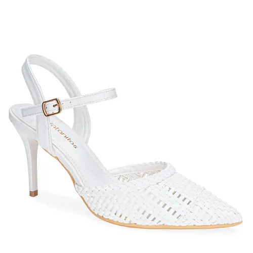 Platanitos Blanco de Mujer modelo Calzado Vestir Dama Cv Lucia blancos sintéticos mujer 2025090219434560671 Sintético Sintético