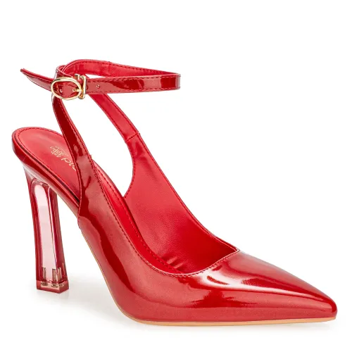 Platanitos Rojo de Mujer modelo Calzado Vestir Dama Cv Noemi rojos rojas roja sintéticos mujer 2025090219434560725 Sintético Sintético