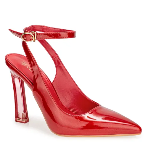 Platanitos Rojo de Mujer modelo Calzado Vestir Dama Cv Noemi rojos rojas roja sintéticos mujer 2025090219434560725 Sintético Sintético