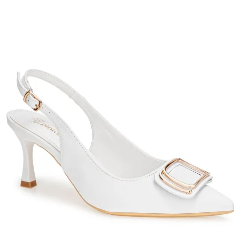 Platanitos Blanco de Mujer modelo Calzado Vestir Dama Cv Chloe blancos sintéticos mujer 2025090219434560923 Sintético Sintético