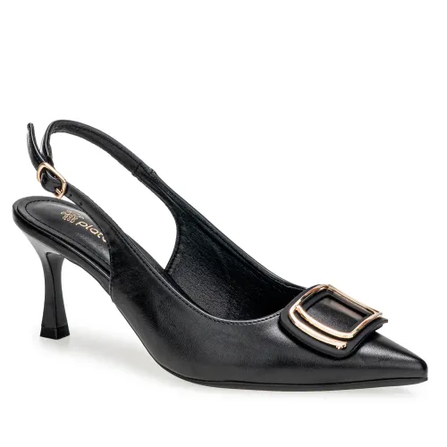 Platanitos Negro de Mujer modelo Calzado Vestir Dama Cv Chloe negros sintéticos mujer 2025090219434560941 Sintético Sintético