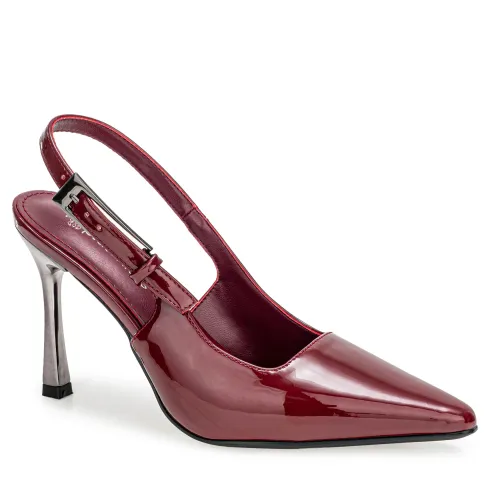 Platanitos Morado de Mujer modelo Calzado Vestir Dama Cv Esther guindas sintéticos mujer 2025090219434560977 Sintético Sintético