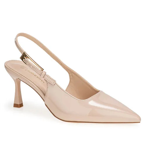 Platanitos Beige de Mujer modelo Calzado Vestir Dama Cv Dafne pieles sintéticos mujer 2025090219434561013 Sintético Sintético