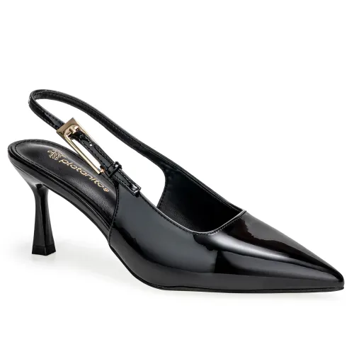 Platanitos Negro de Mujer modelo Calzado Vestir Dama Cv Dafne negros sintéticos mujer 2025090219434561031 Sintético Sintético