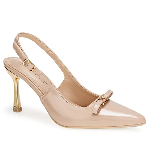 Platanitos Beige de Mujer modelo Calzado Vestir Dama Cv Izabely pieles sintéticos mujer 2025090219434561229 Sintético Sintético