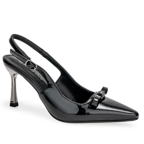 Platanitos Negro de Mujer modelo Calzado Vestir Dama Cv Izabely negros sintéticos mujer 2025090219434561265 Sintético Sintético