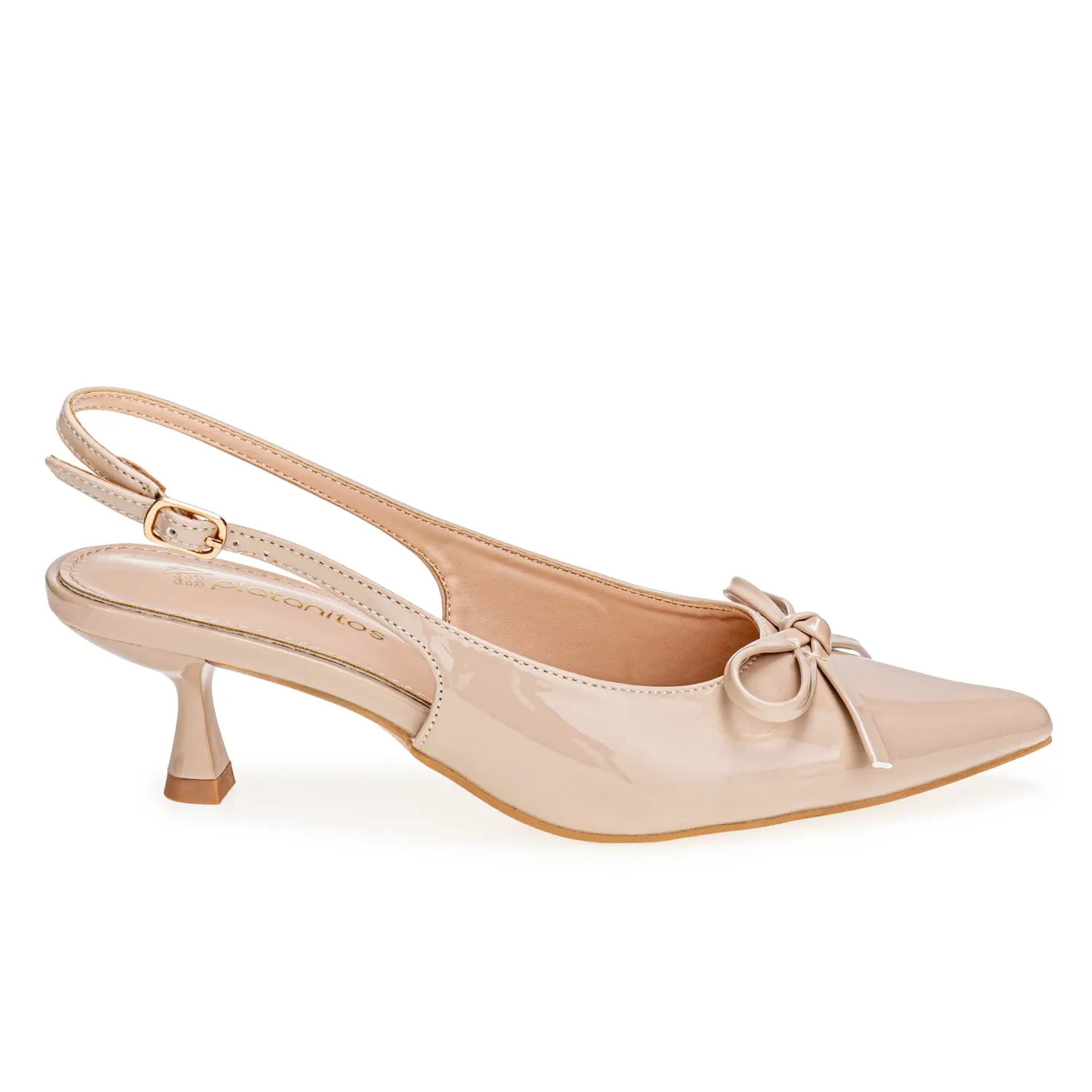 Calzado Platanitos Vestir Dama Cv Love color piel | Platanitos