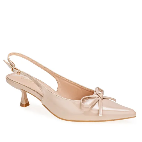 Platanitos Beige de Mujer modelo Calzado Vestir Dama Cv Love pieles sintéticos mujer 2025090219434561355 Sintético Sintético