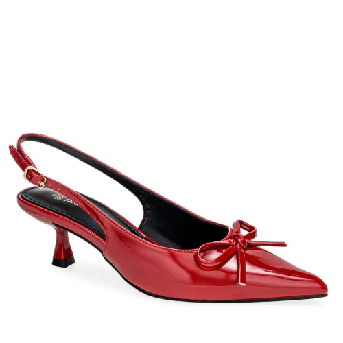 Platanitos Rojo de Mujer modelo Calzado Vestir Dama Cv Love rojos rojas roja sintéticos mujer 2025090219434561373 Sintético Sintético