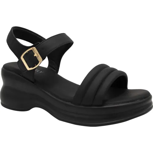 Mujer CHABELY Negro Sandalia Cuña Mujer 2ys531