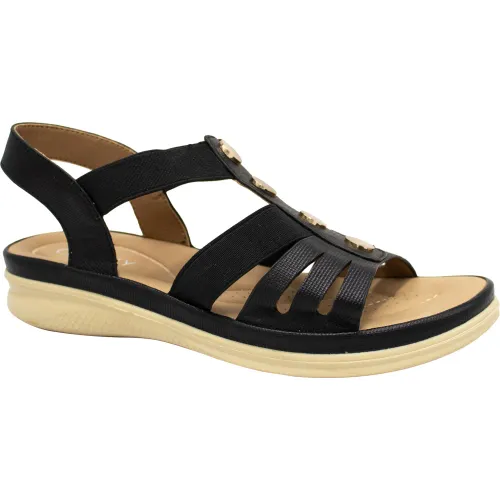 CHABELY Negro de Mujer modelo Sandalia Casual Mujer 2ys515 negros mujer 2025090313443170524 PU Sintético