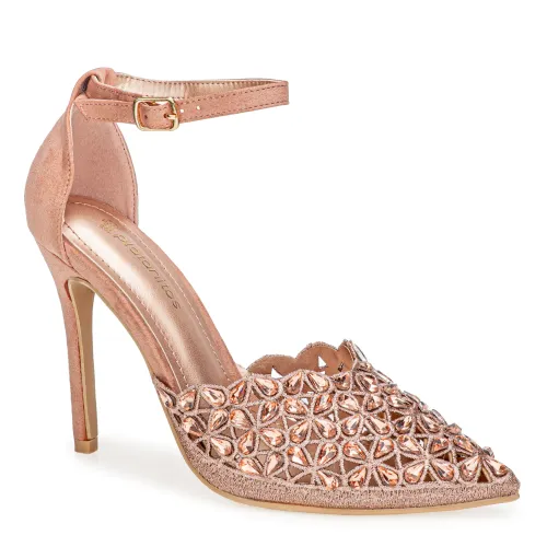 Platanitos Rosado de Mujer modelo Calzado Fiesta Dama F Joicy roses golds sintéticos mujer 2025090314024228630 Sintético Sintético