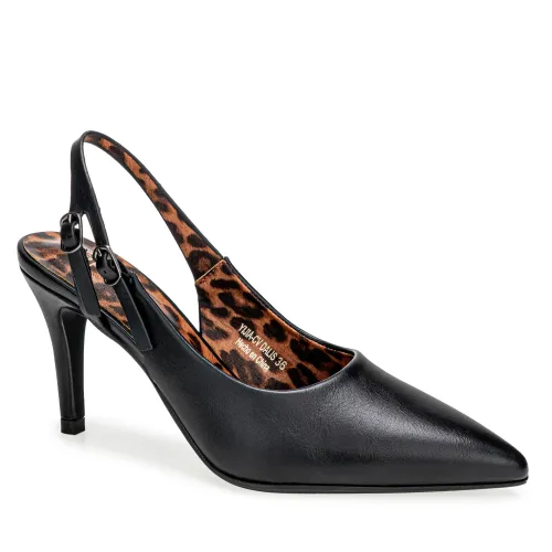 Platanitos Negro de Mujer modelo Calzado Vestir Dama Cv Dalis negros sintéticos mujer 2025090314024228720 Sintético Sintético