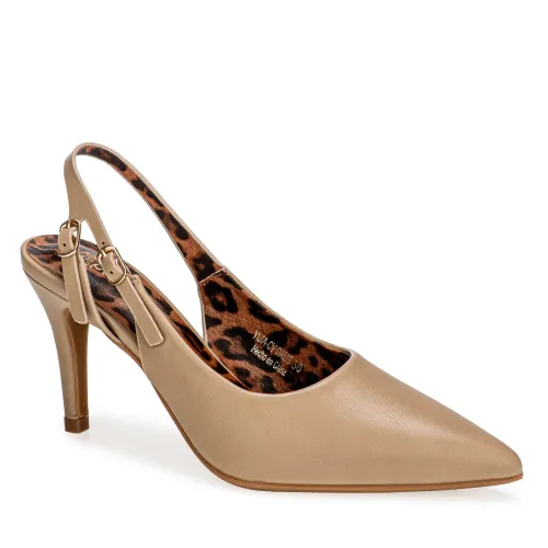 Platanitos Beige de Mujer modelo Calzado Vestir Dama Cv Dalis sintéticos mujer 2025090314024228738 Sintético Sintético