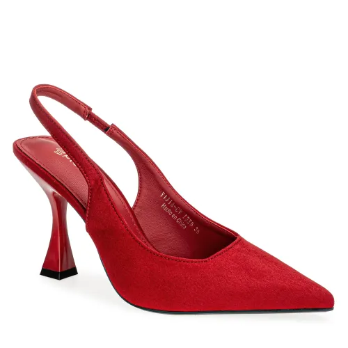 Platanitos Rojo de Mujer modelo Calzado Vestir Dama Cv Isis rojos rojas roja sintéticos mujer 2025090314024228810 Sintético Sintético