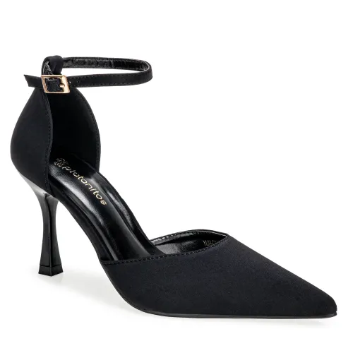 Platanitos Negro de Mujer modelo Calzado Vestir Dama Cv Linei negros sintéticos mujer 2025090314024228846 Sintético Sintético