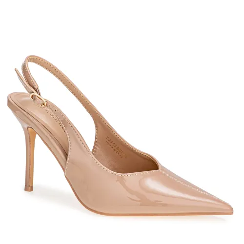 Platanitos Beige de Mujer modelo Calzado Vestir Dama Cv Rimy pieles sintéticos mujer 2025090314024228918 Sintético Sintético