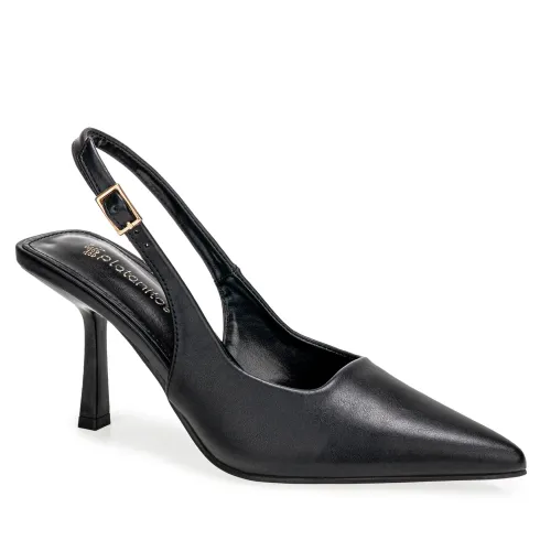 Platanitos Negro de Mujer modelo Calzado Vestir Dama Cv Aidrey negros sintéticos mujer 2025090314024228990 Sintético Sintético