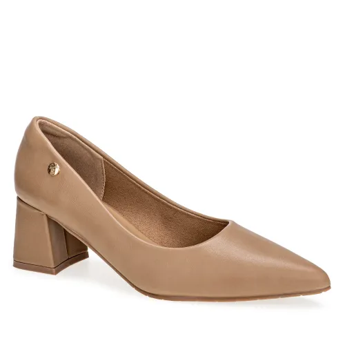 Platanitos Beige de Mujer modelo Calzado Vestir Dama Cv Lenny sintéticos mujer 2025090314024229026 Sintético Sintético