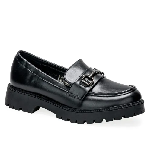 Platanitos Negro de Mujer modelo Mocasin Dama M Dodge negros sintéticos mujer 2025090314024229044 Sintético Sintético