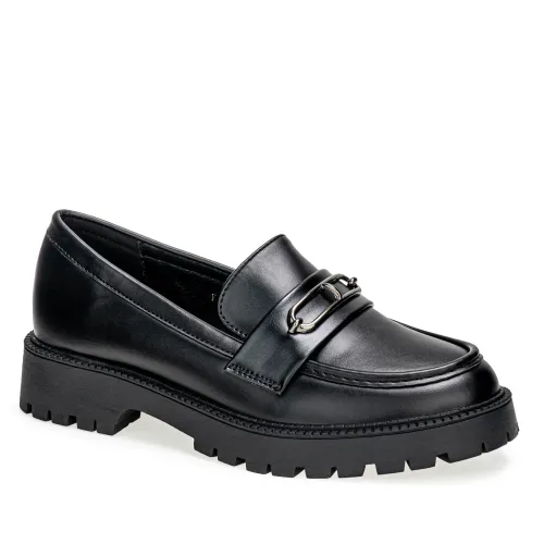 Platanitos Negro de Mujer modelo Mocasin Dama M Dodgy negros sintéticos mujer 2025090314024229062 Sintético Sintético