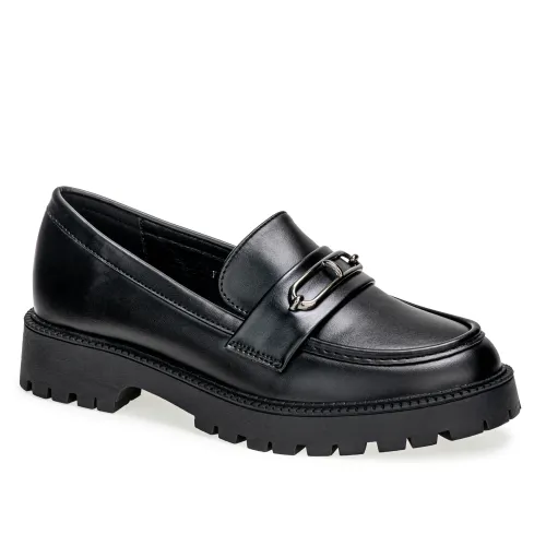 Platanitos Negro de Mujer modelo Mocasin Dama M Dodgy negros sintéticos mujer 2025090314024229062 Sintético Sintético