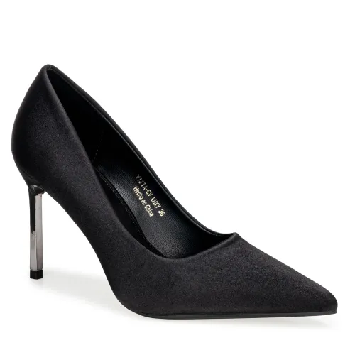 Platanitos Negro de Mujer modelo Calzado Vestir Dama Cv Luxy negros sintéticos mujer 2025090314024229116 Sintético Sintético