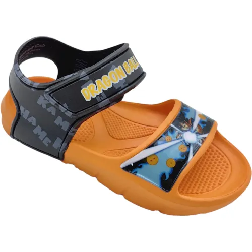 DRAGON BALL SUPER  de Niño modelo Sandalia Playera Niño Dragon Ball Super 2db0340 anaranjados niño 2025090319080740683 Sin plantilla Eva