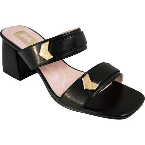 Mujer Barbie Negro Sandalia Taco Mujer Barbie 2by1310