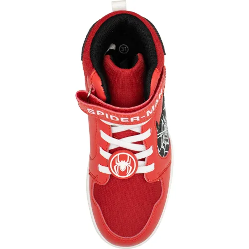 Spiderman Zapatillas Urbanas Botin Con Luz Niño Spiderman 2sn1193