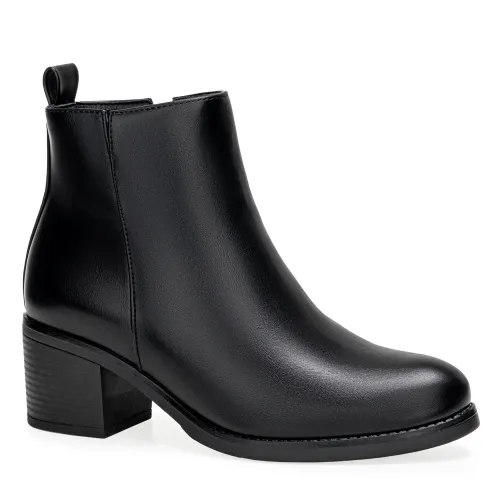 Platanitos Negro de Mujer modelo Botin Dama Bt Teresa negros textiles mujer 2025090414205905291 Textil Sintético