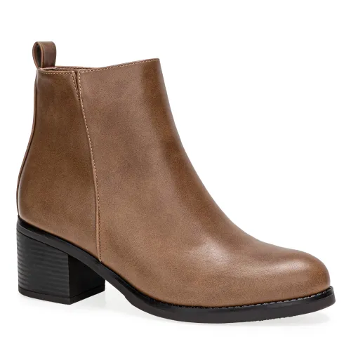 Platanitos Marron de Mujer modelo Botin Dama Bt Teresa marrones textiles mujer 2025090414205905309 Textil Sintético