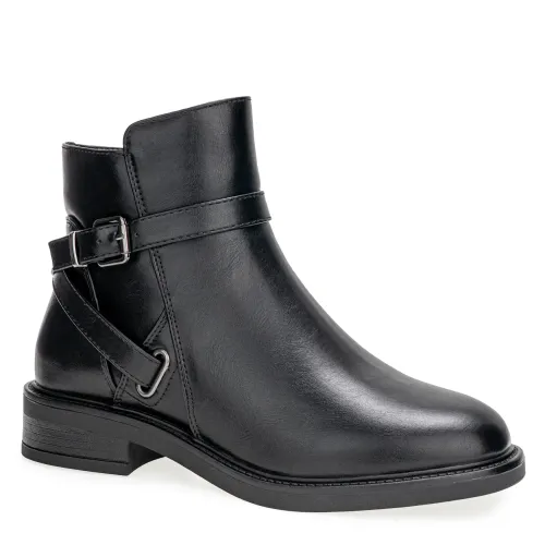 Platanitos Negro de Mujer modelo Botin Dama Btf Francis negros textiles mujer 2025090414205905345 Textil Sintético