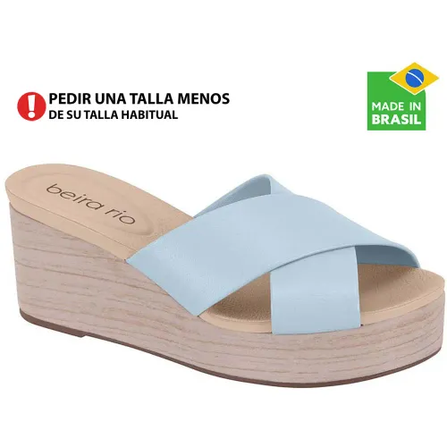 BEIRA RIO  de Mujer modelo Sandalia Cuña Mujer 8407 sintéticos mujer 2025090421513094318 Sintético Pvc