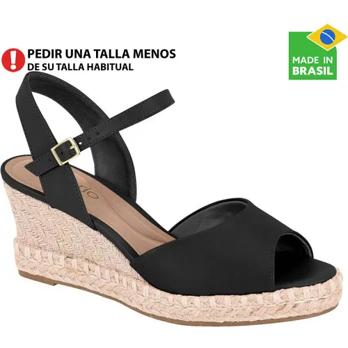 BEIRA RIO Negro de Mujer modelo Sandalia Cuña Mujer 8486 negros sintéticos mujer 2025090421513094654 Sintético Pvc
