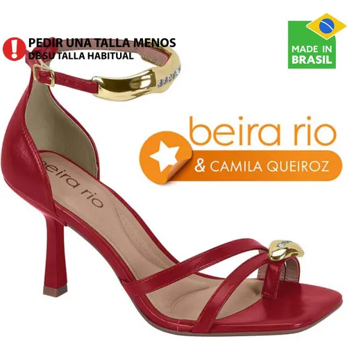 BEIRA RIO  de Mujer modelo Sandalia Vestir Mujer 8490 cerezas sintéticos mujer 2025090421513094822 Sintético Pvc
